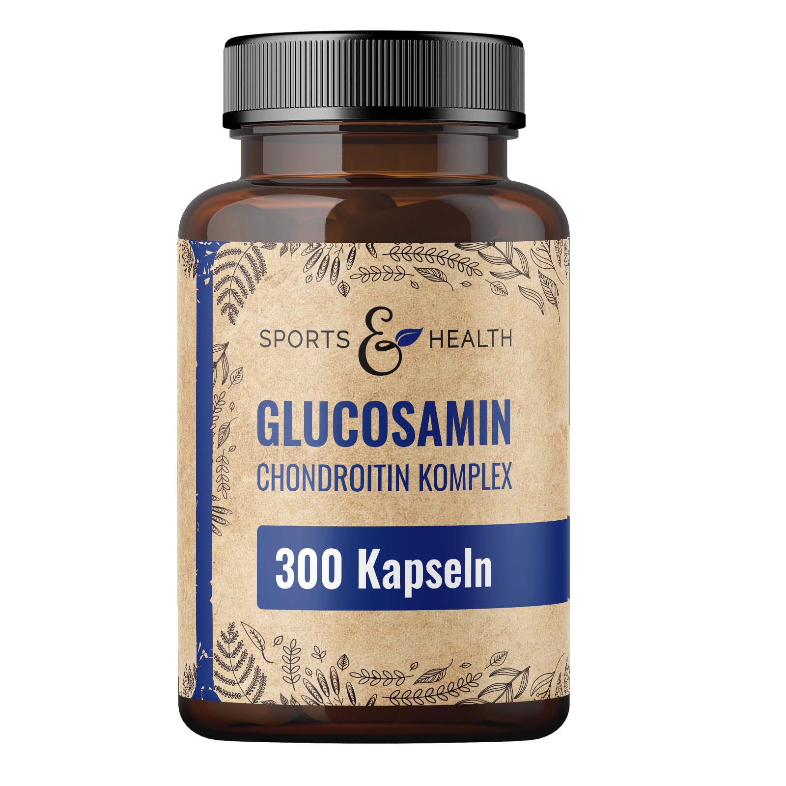 Glucosamin Chondroitin Komplex Kapseln - 300 Stück 1000 mg 5 Monate Vorrat – Ansicht 8
