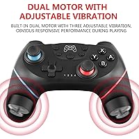 Vista 4 de Upgraded Wireless Controller for Switch/Lite/OLED/Switch 2 Pro Controller for Switch Remote Joystick Gamepad Supports Wake up, Gyro Axis, Turbo