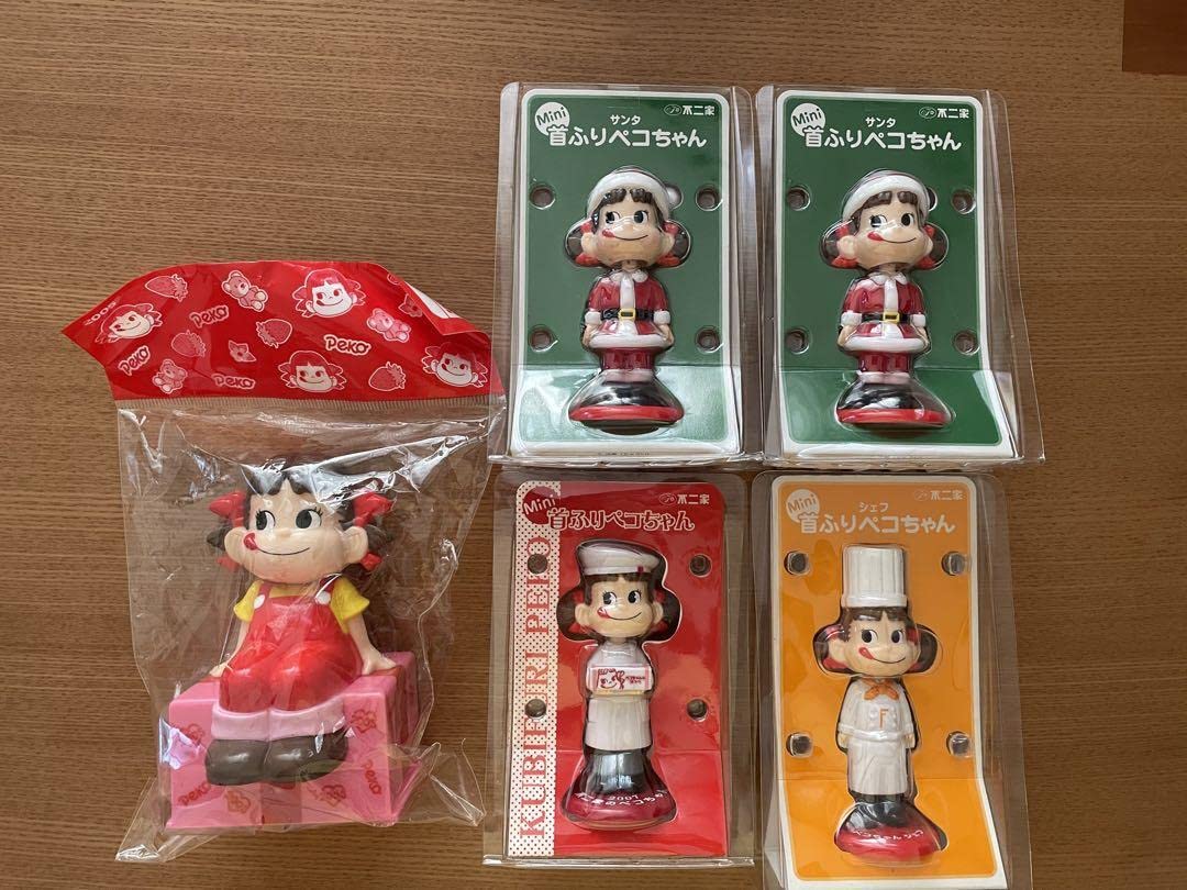 不二家　ペコちゃん首振り貯金箱 Amazon.co.jp: 不二家 首振りペコちゃん&ペコちゃん貯金箱