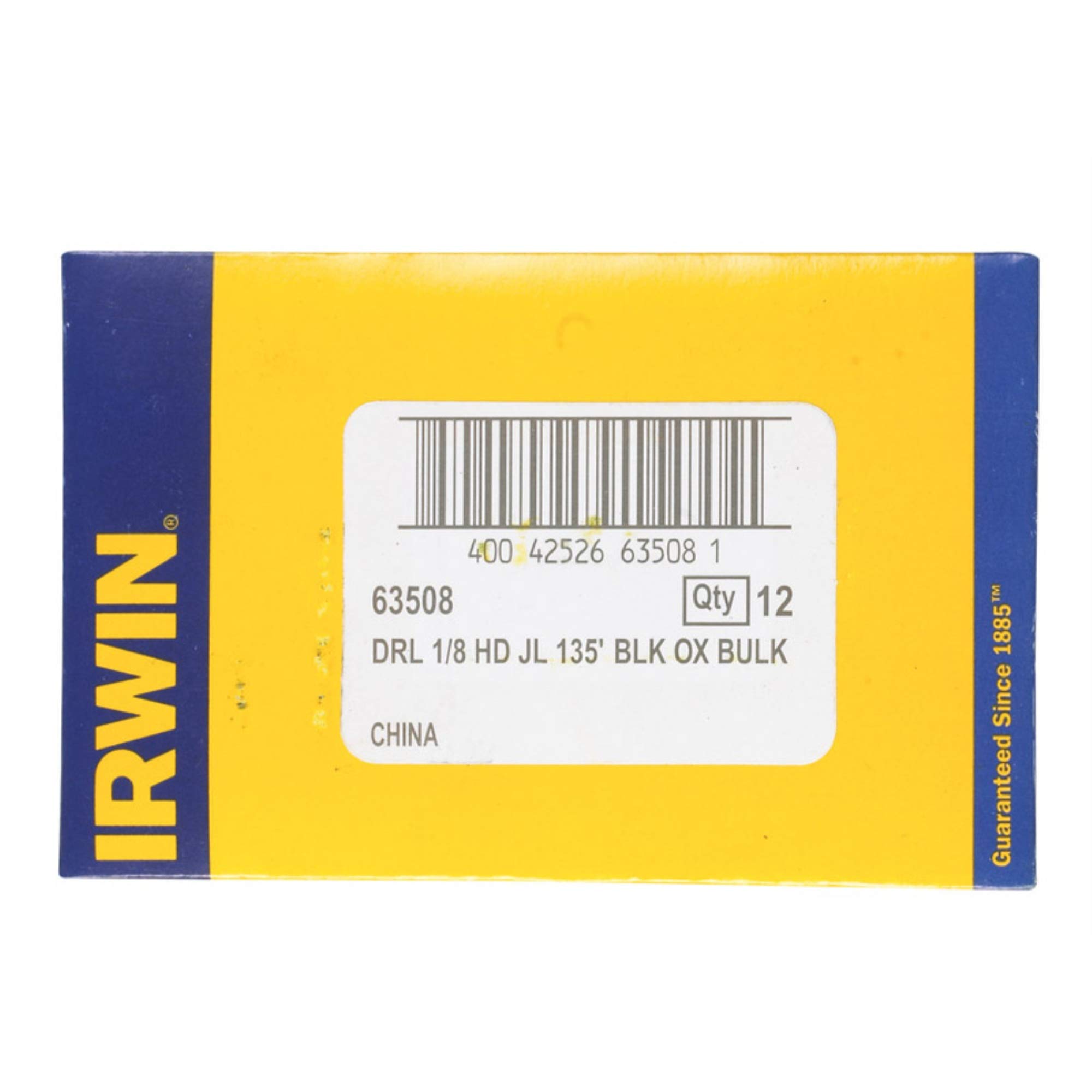 Amazon.com: DRILL 1/8 HD JL 135' BLK OX BULK : Tools & Home