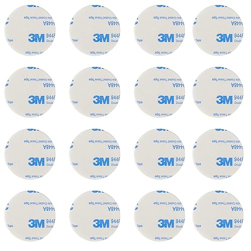 High-PQ 80 piezas de cinta de espuma redonda de doble cara, montaje adhesivo superadhesivo adecuado para paredes y puertas, madera, metales, gafas,