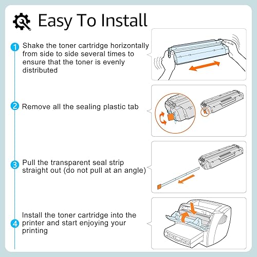 Miniatura 8 de greencycle Cartucho de tóner de repuesto compatible para impresora Canon 126 CRG-126 CRG126 3483B001 ImageClass LBP6200d LBP6230dw (negro, 1 unidad)