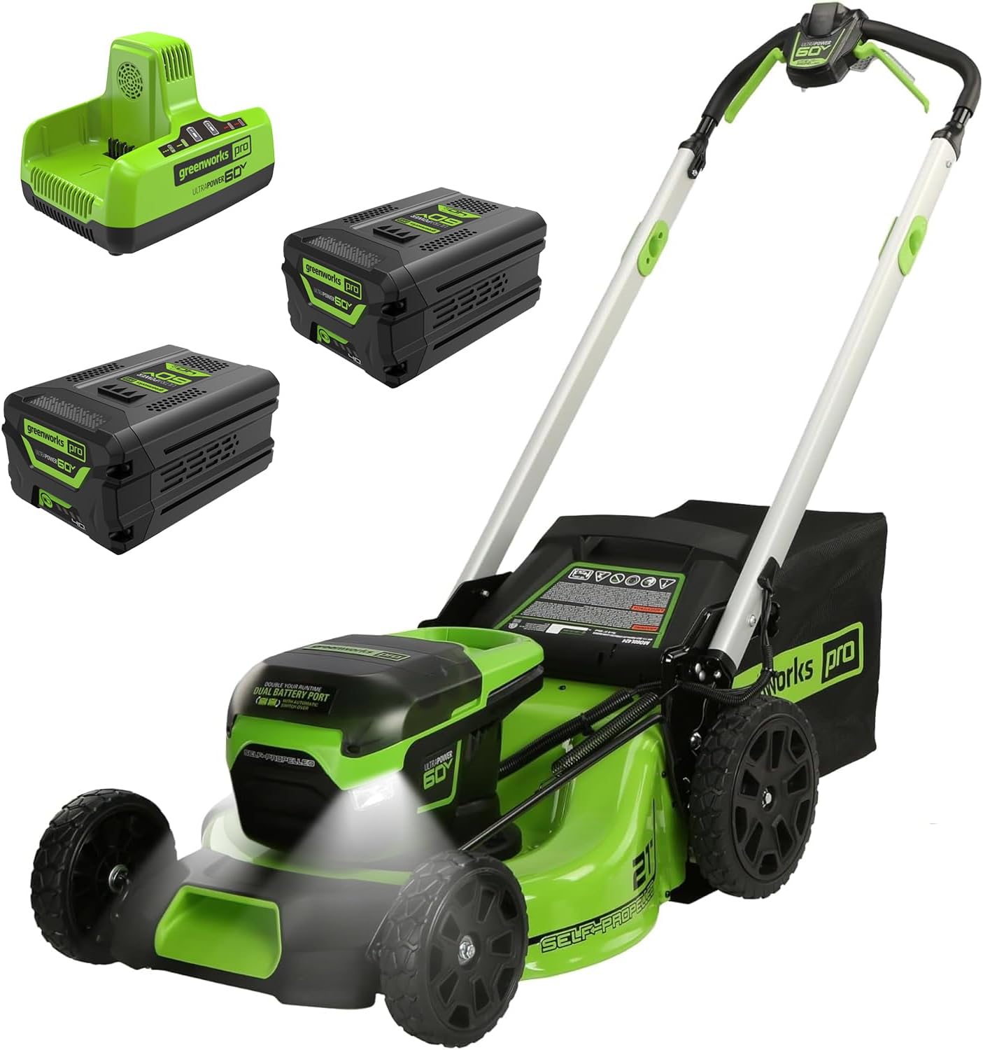 Amazon.com : Husqvarna Lawn Xpert LE-322R Battery Powered Self ...