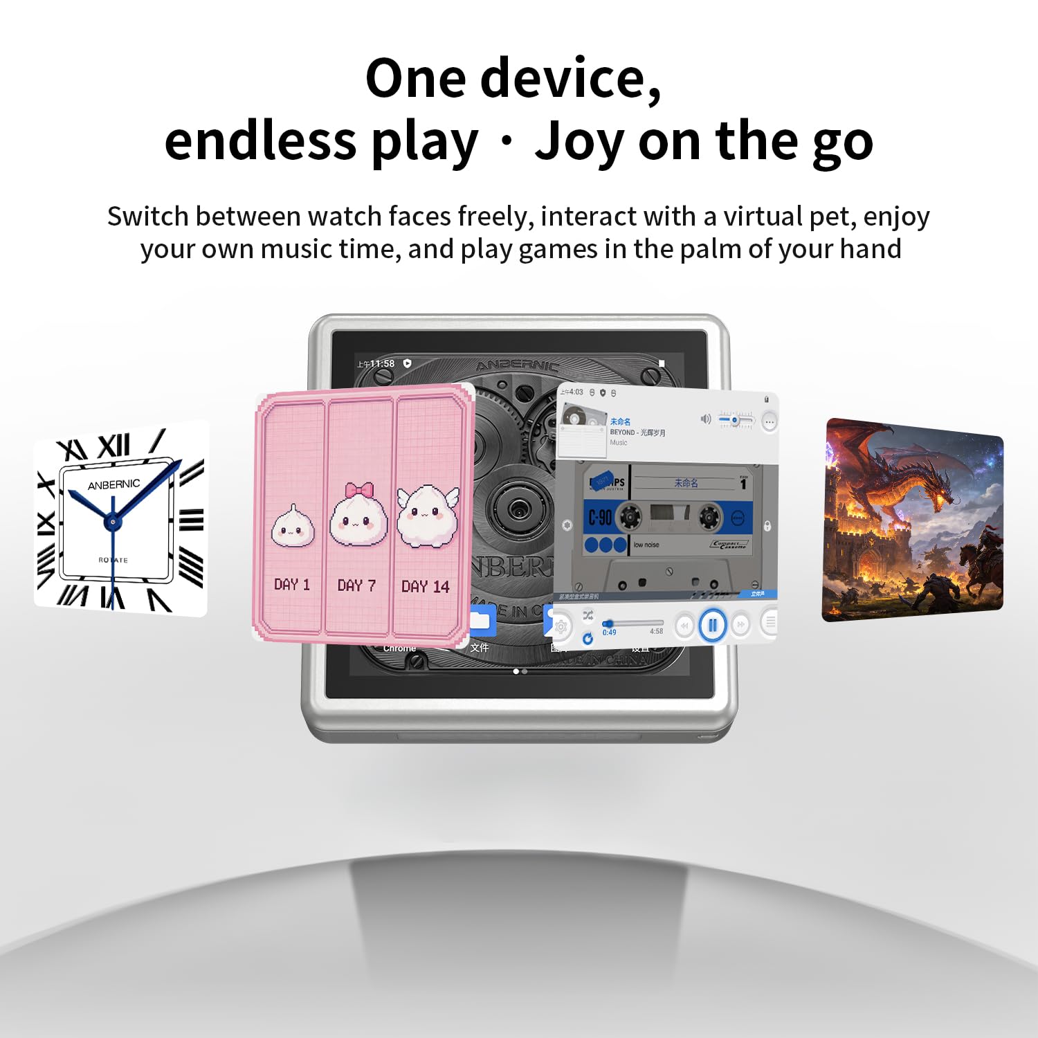 Buy Anbernic RG Rotate Handheld Game Console-3.5 Inch 360° Swivel