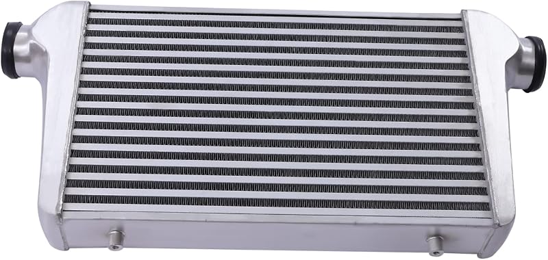 Intercooler universal de alumínio Futchoy 2,5" para turbo – 1 unidade