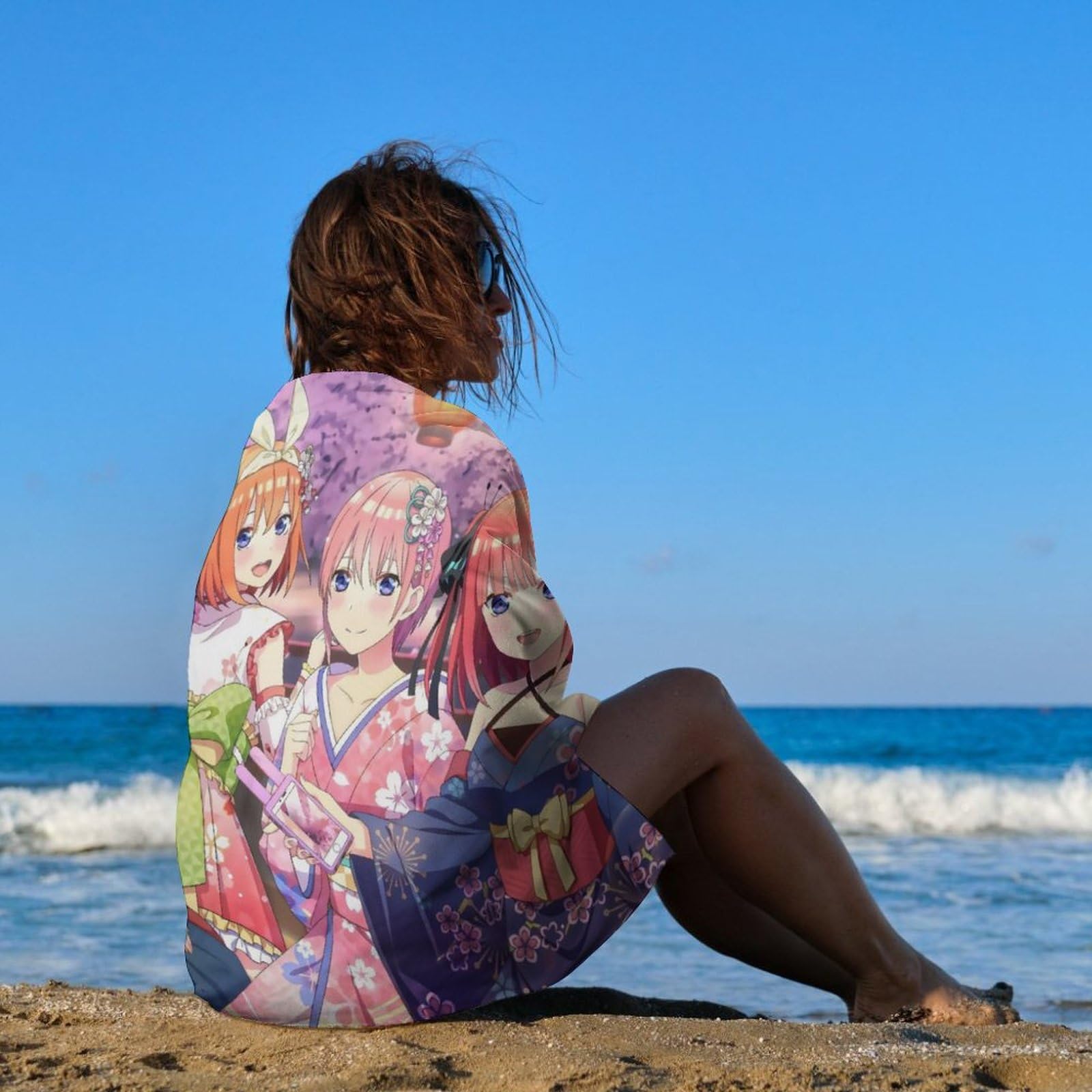 Amazon｜五等分の花嫁バスタオル抗菌性速乾性上品 ふわふわ アニメ