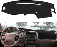 YIZ Custom Fit Dash Cover Mat for Ford Ranger 1995-2011, Explorer 1995-2001, Mazda B-Series Trucks - Black Carpet Dashboard Pad