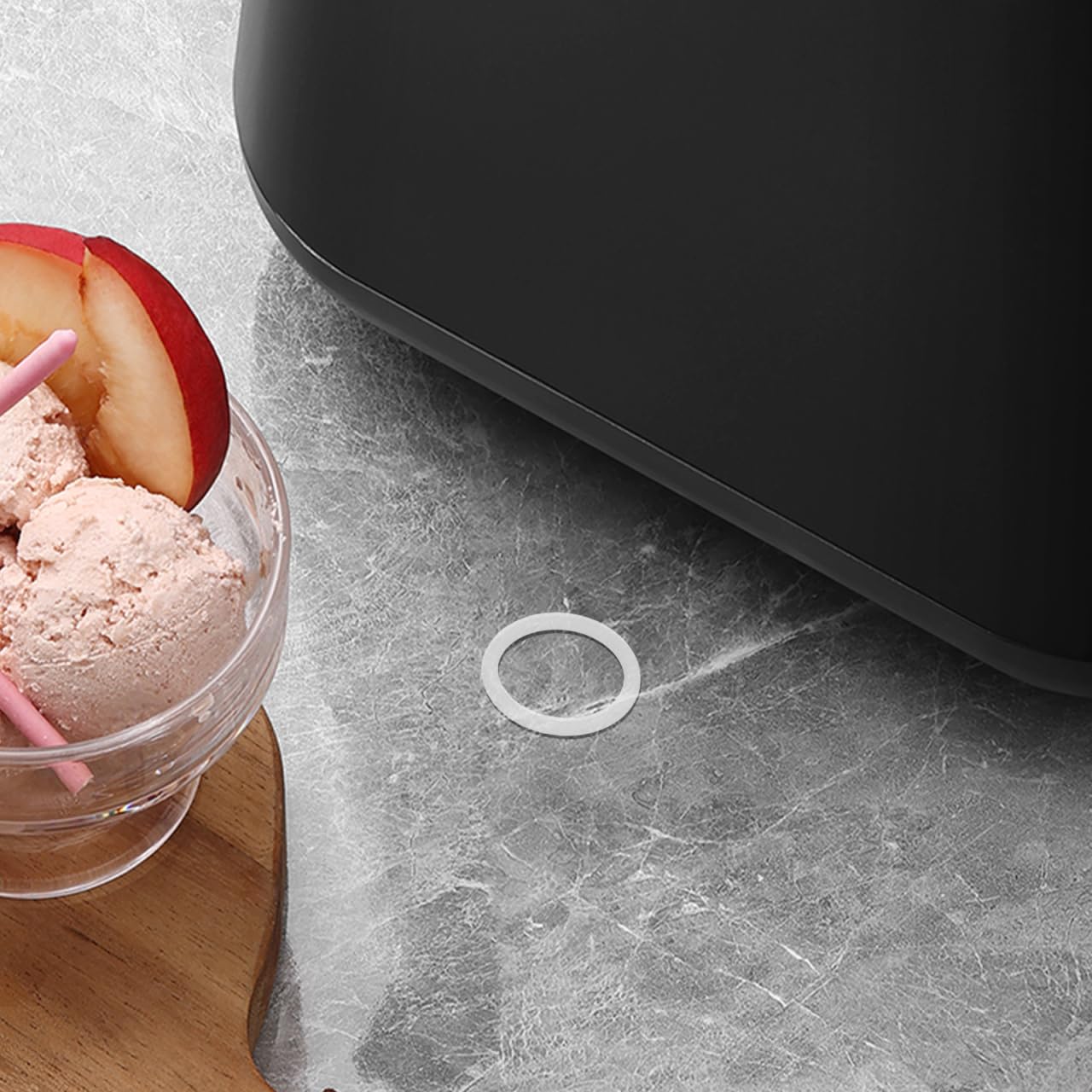Lot de 10 bagues d'étanchéité de rechange : joint en silicone pour machines à glace pour étanchéifier la tige d'essuyage de tige de valve - Pour les besoins de pièces d'entretien