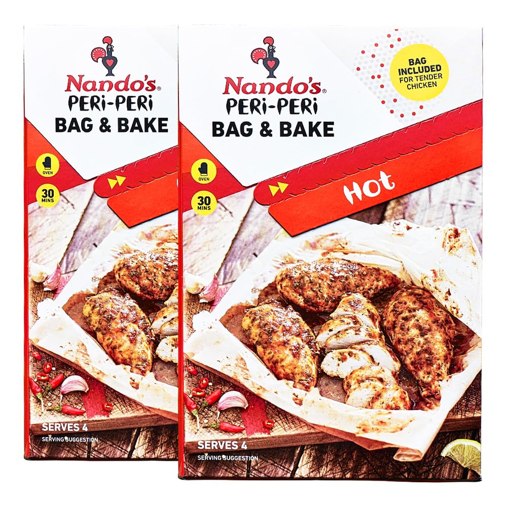 Nandos Peri Peri Bag & Bake - Hot 20 g, Pack of 2 (B0CHF1Z78C) Amazon Price History, Amazon Price Tracker