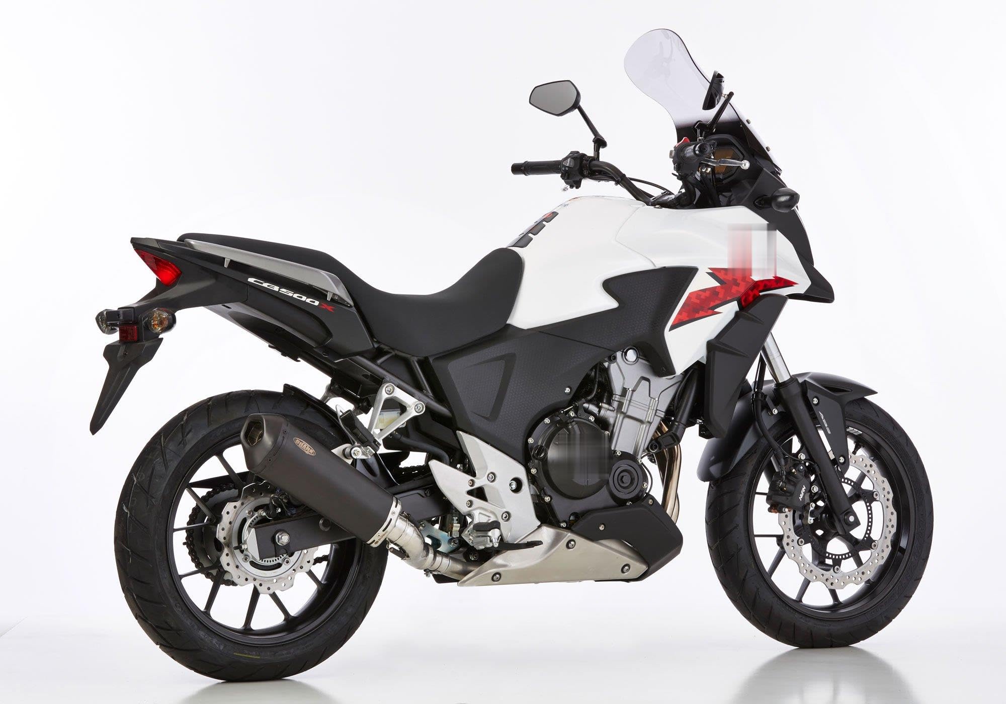 DSX-10 - Ammortizzatore di ricambio (2-1) per Honda CB500X PC46 471 ccm anno di costruzione 2013-2016