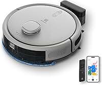 Electrolux Robô Aspirador de pó 4 em 1 Wi-Fi MOP Passa Pano Seco e Úmido até 1h40 de Bateria App Mapeamento Laser Inteligente e Base Carregamento Experience Sensor Antiqueda Experience ERB62 Bivolt