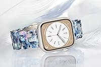 Vista 183 de Lightweight Resin Band For Apple Watch Series 11 10 SE 9 8 7 6 5 4 3 2 1 Ultra 3 2, Fashion Adjustable Replacement Strap for iWatch Bands 38mm 40mm