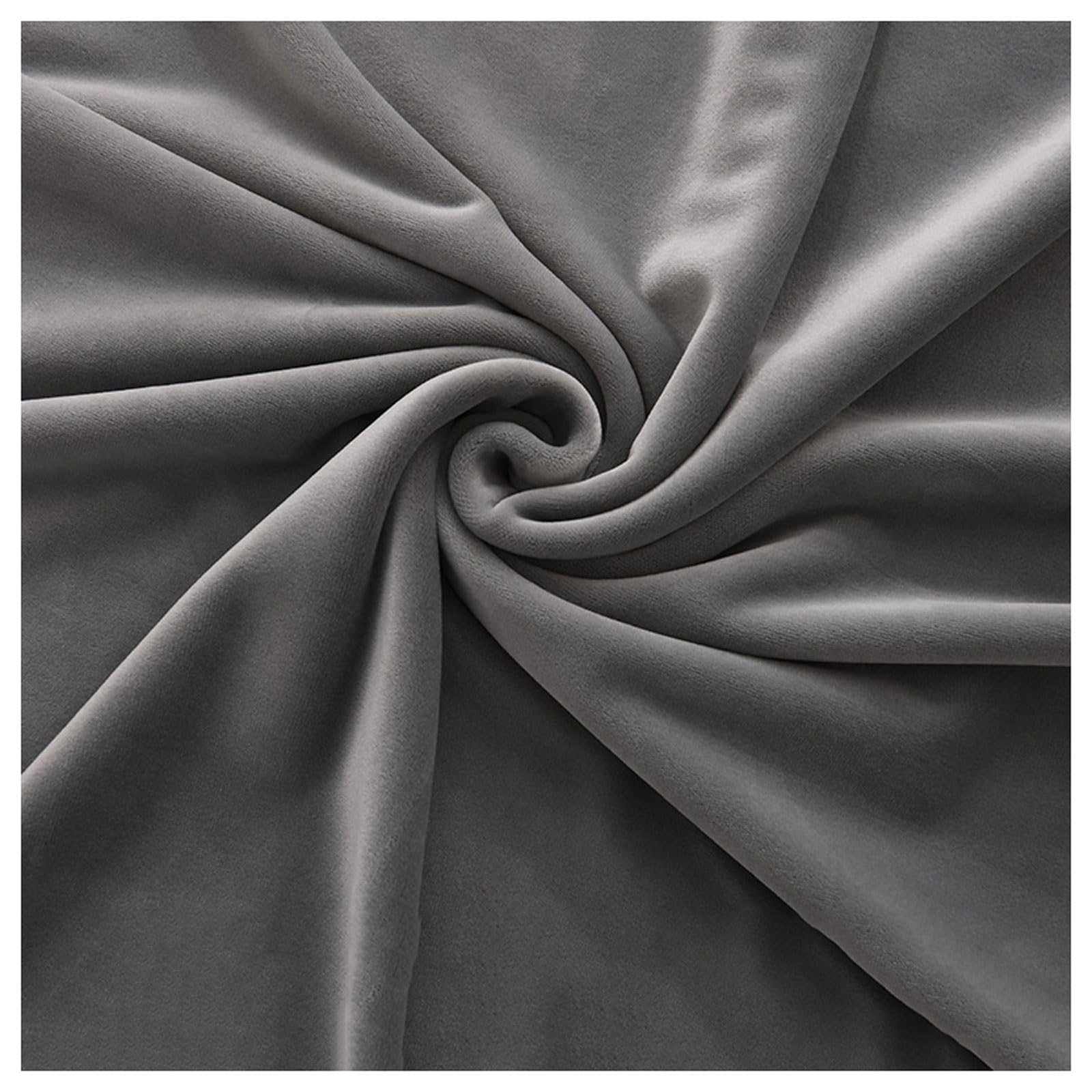 aksamitna tkanina na metry, Tkanina welurowa aksamitna do tapicerki krawieckiej, zasłony 38 kolorów 50x160cm(Grey 4)