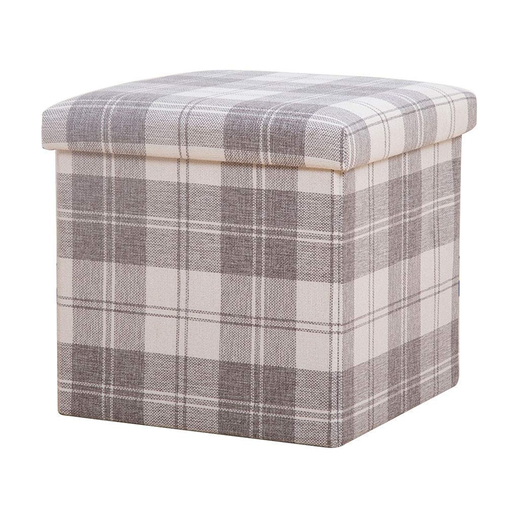 Taburete tapizado con funda lavable para solucionar el desorden en casa