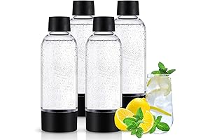 meekoo 4 Pcs Soda Carbonating Bottles