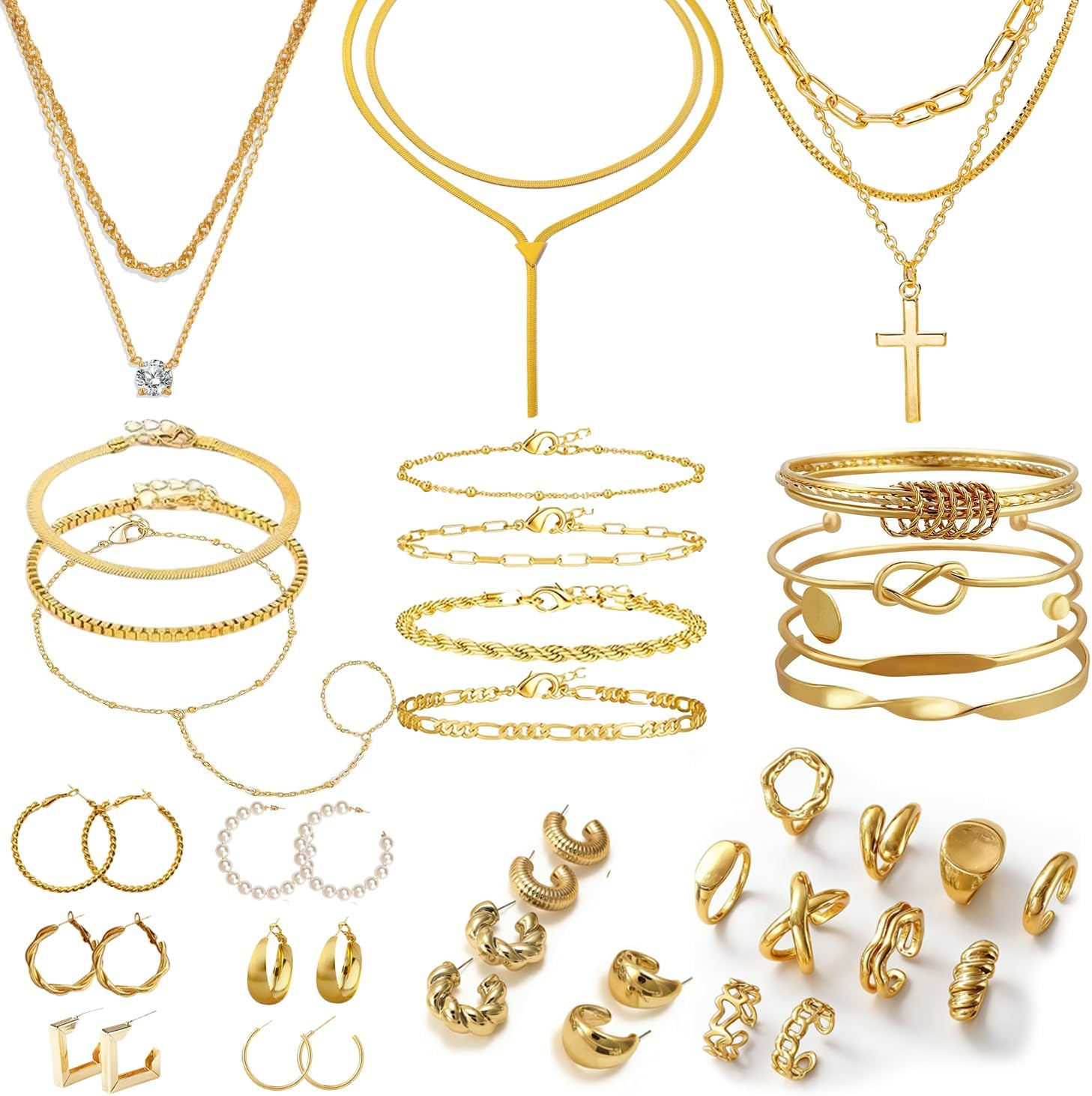 gold jewelry sets for women