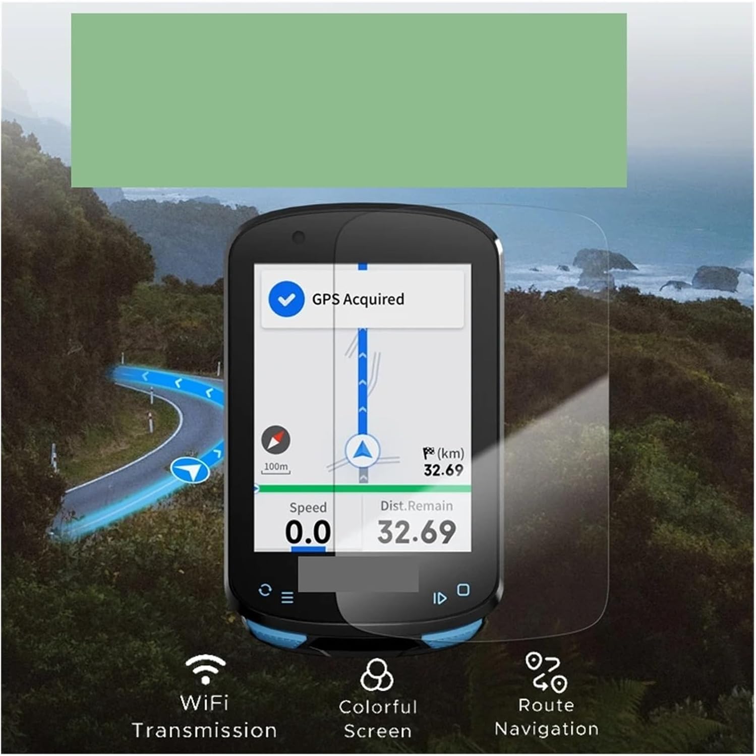 GEOID CC600 Bike Computer Wireless Fit for Smart Navigation Bike Speedometer Automatical WiFi ANT Odometer IPX7