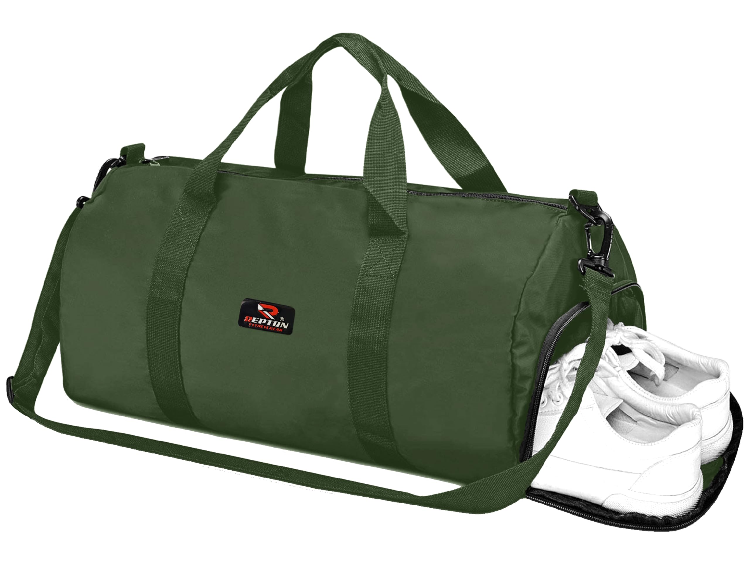 Gym Duffle Bag with Shoe Compartment Foldable Men Women Travel Fitness Holdall Sports Bags