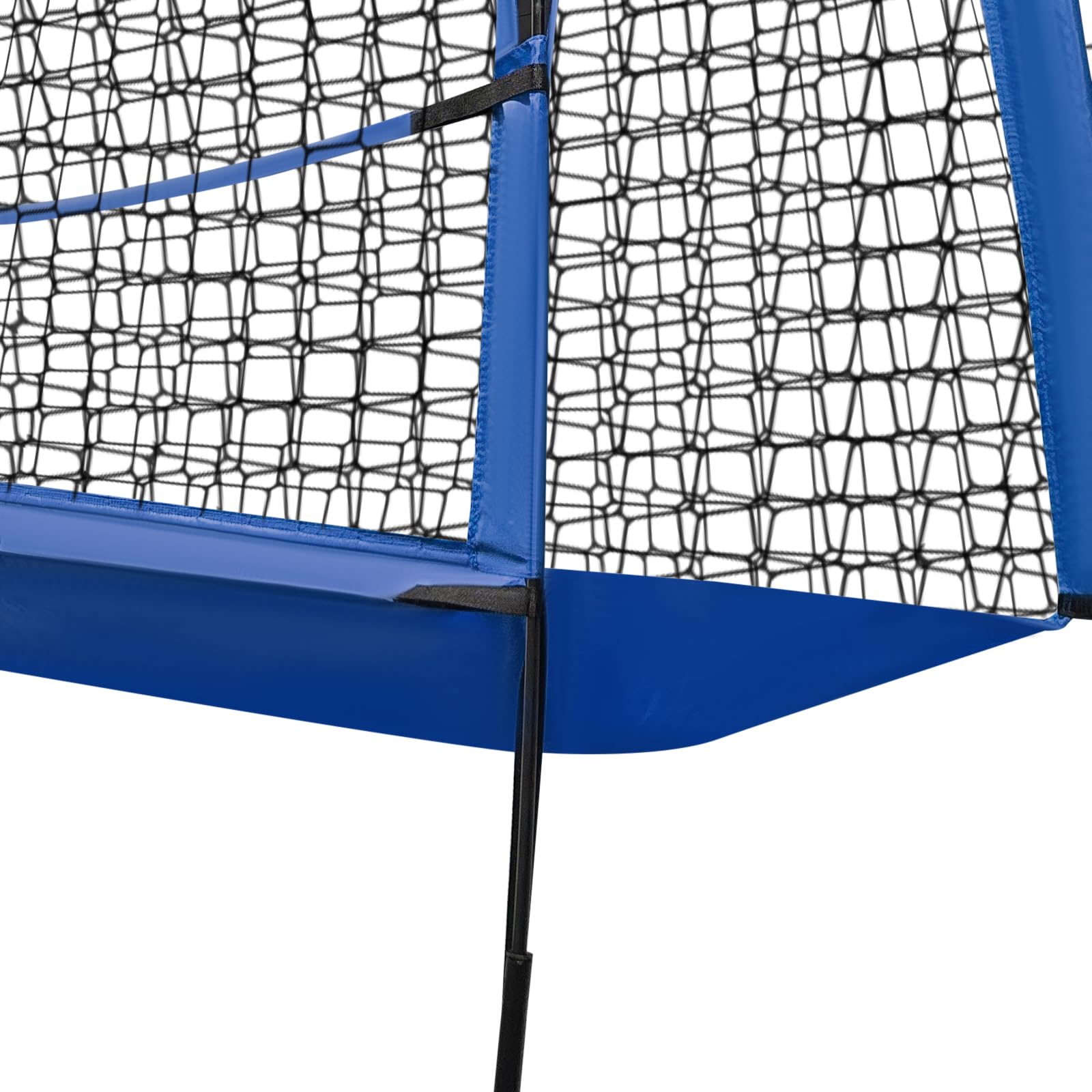 Rete da pallavolo portatile 3 in 1: regolabile in altezza, pieghevole con borsa per il trasporto, ideale per giardino, spiaggia e prato (blu