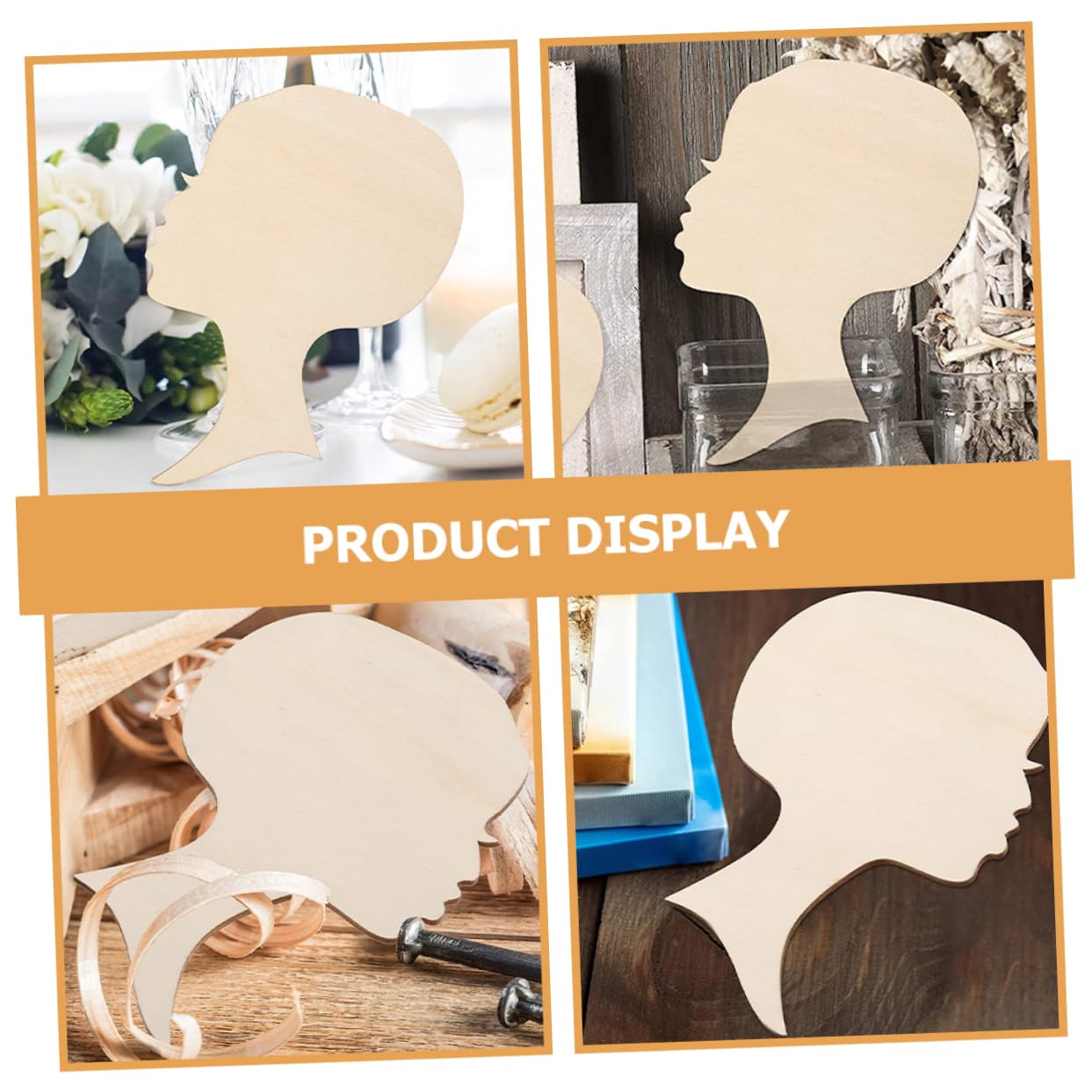 5 Sätze Teiliges Holzscheiben Für Bastelarbeiten Unbeschichtete Holzstücke Zum Bemalen Und Dekorieren Für Hochzeiten Partys Und Diy Projekte 15 Stück * 5