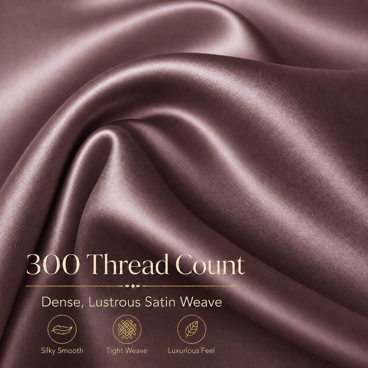 Cloth Fusion Flat Satin Bedsheet Double Size 90x100 inch 2