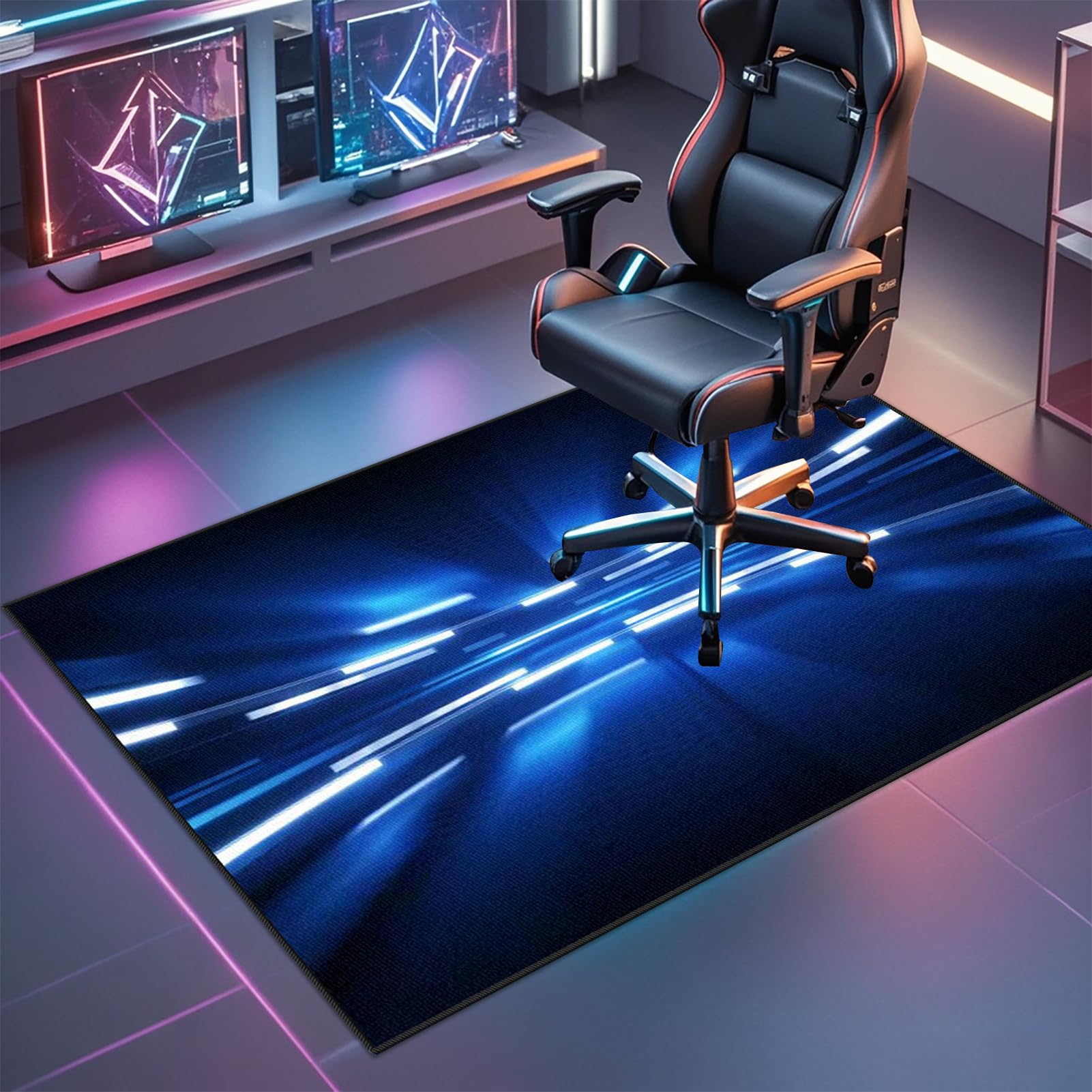140 x 200 cm Tapis de Protection Antidérapant de Plancher Chaise Gaming