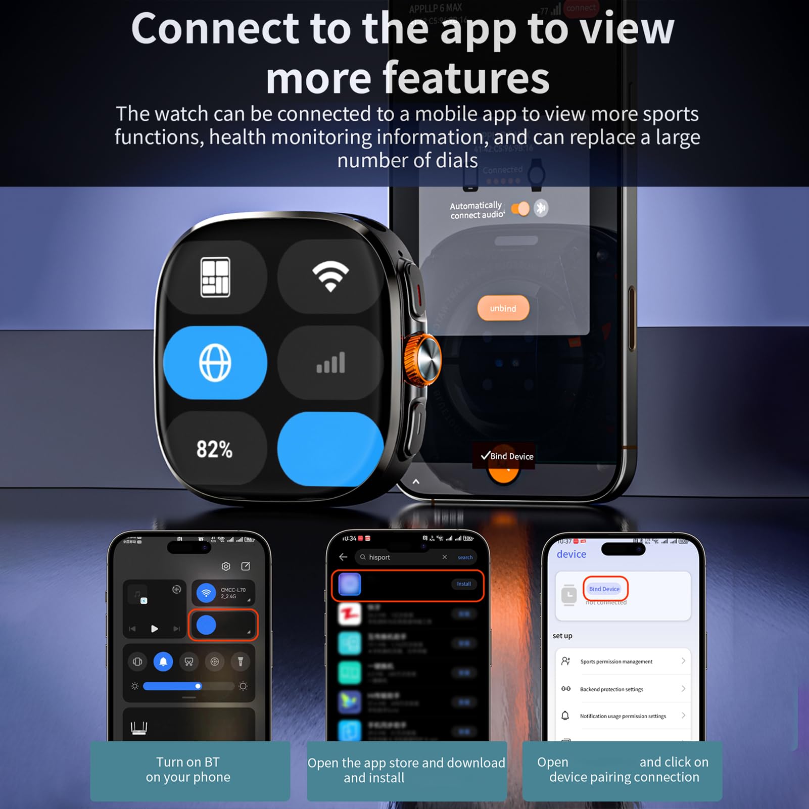 Luocute 4G Smart Watch z 2,16-calowym Ekranem Dotykowym, WiFi GPS BT Smartwatch, Tłumaczenie w Czasie Rzeczywistym AI, Karta SIM Nano SIM, Niezależna Rozmowa Telefoniczna, śledzenie (BLACK)