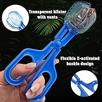 Vista 3 de ZLY Paquete de 3 abrazaderas de alimentación de reptiles, pala de excremento de reptiles, herramienta de alimentación y limpieza de reptiles