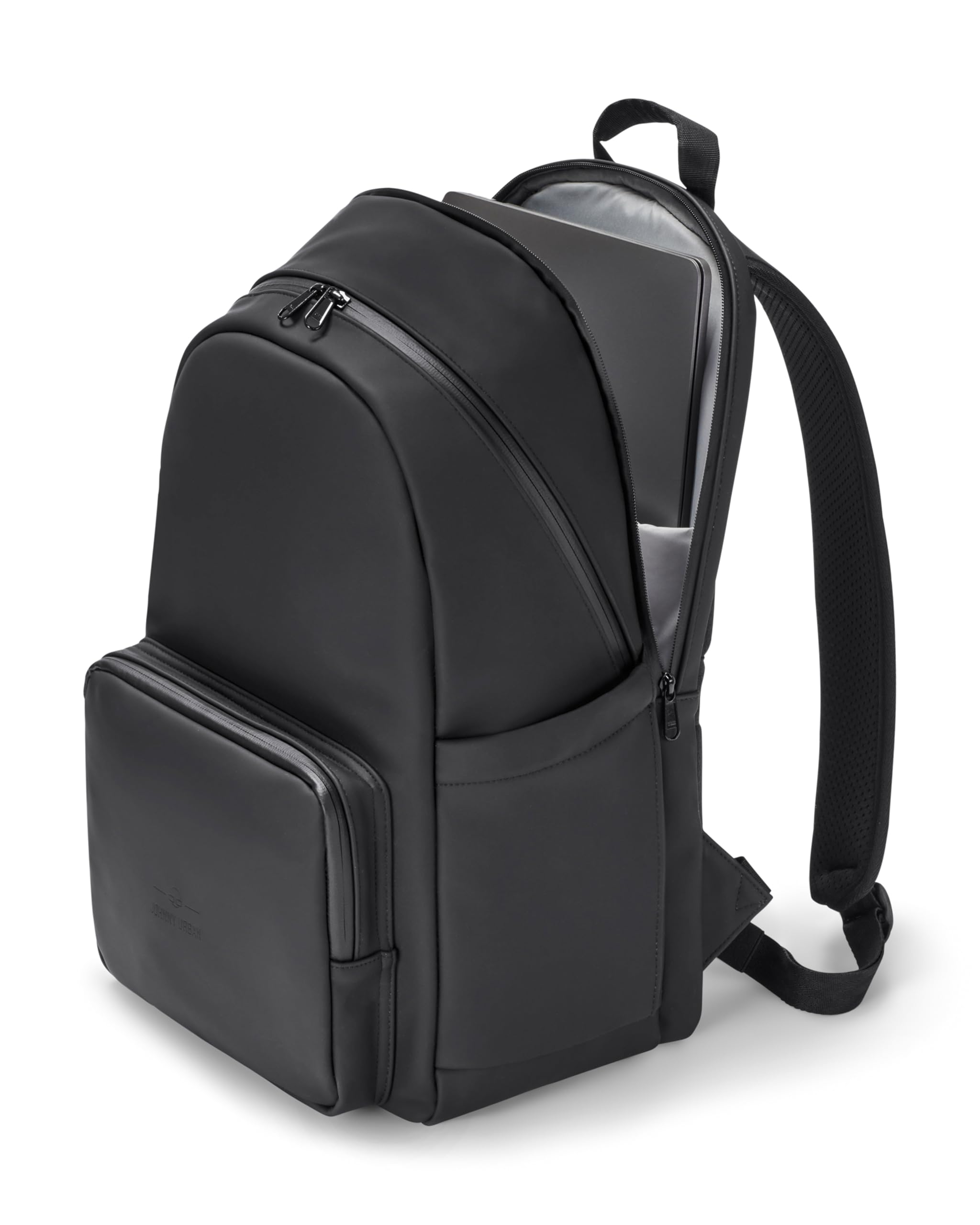 Johnny Urban Zaino Donna & Uomo Nero - Bradley - Casual Daypack per Lavoro, Scuola, Università - Zaino Scolastico con Scomparto per Laptop 16 Pollici per Ragazzi e Ragazze - Idrorepellente