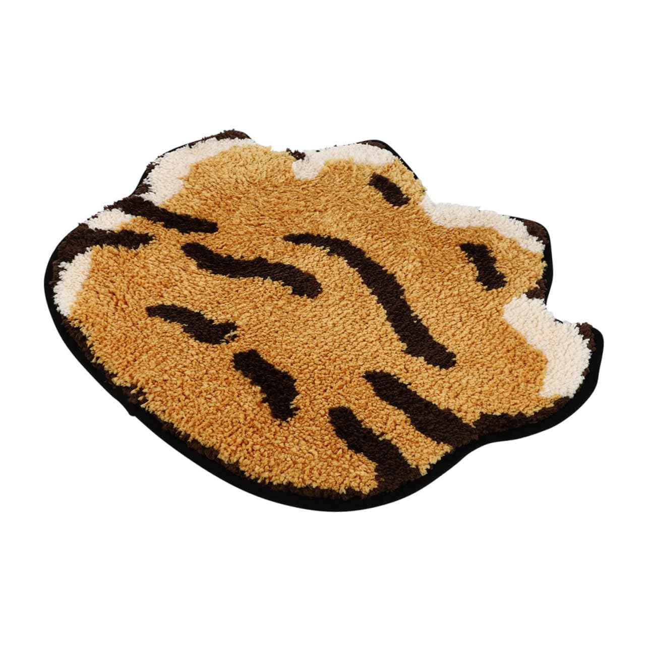 Tapis de bain tigre antidérapant et absorbant pour salle de bain enfant