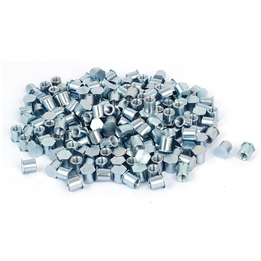 Ubersweet® Imported M5x8mm Hex Head Zinc Plated Carbon Steel Blind Self Clinching Standoff 200pcs-image-31