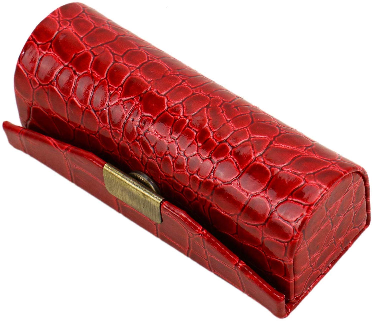 6x Lippenstift-Etuis Aus Satin – Mit Spiegel, Knallbunte Farben, Praktisch Für Die Handtasche
