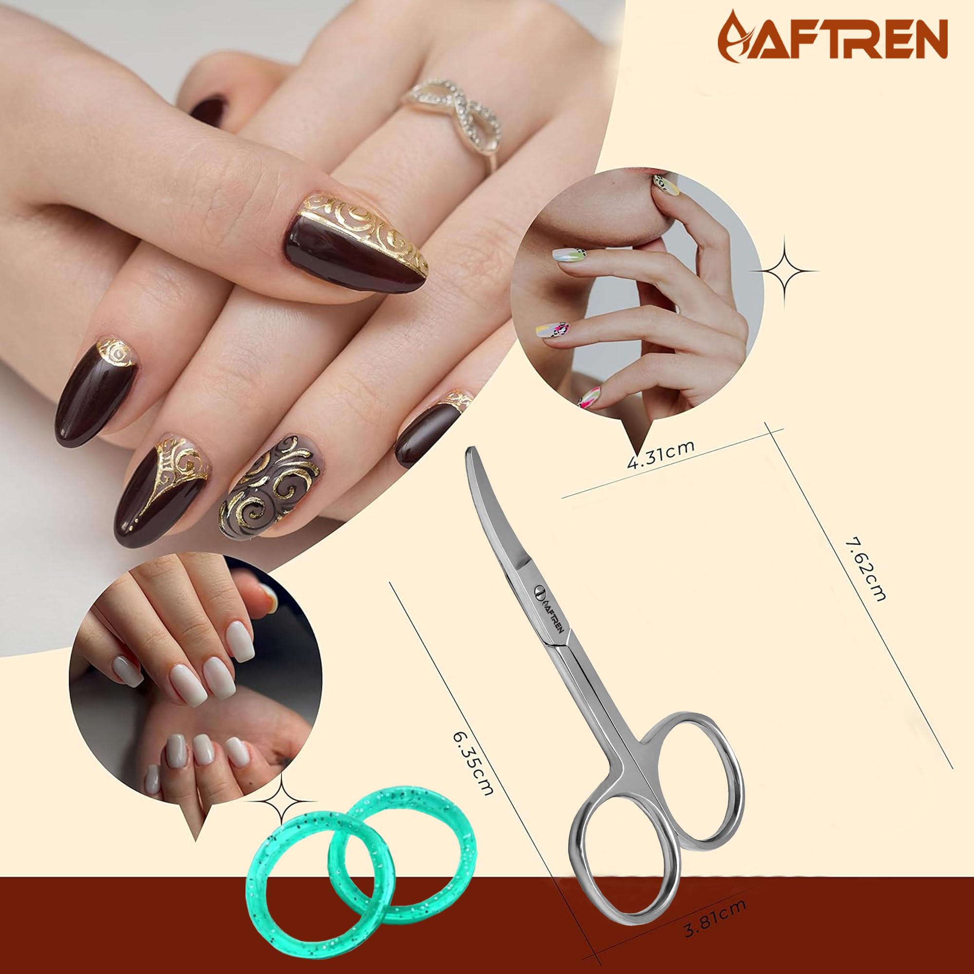Ciseaux à ongles pour bébé Coupe-ongles de sécurité Coupe-ongles pour bébé Outil de manucure pratique en acier inoxydable pour soins des ongles
