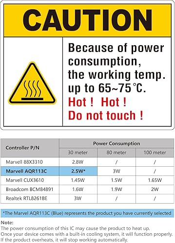 Miniatura 7 de Paquete de 2 módulos SFP+ a RJ45 de 10 Gb, transceptor de cobre 10Gbase-T Ethernet SFP+ para HP Procurve, HP Aruba, MikroTik, Ubiquiti, Unifi,