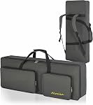 AKOZLIN 88 Key Keyboard Bag Portable 10mm Pad,137.92×35.814×16.76cm | Portable Electric Piano Padded Case, Universal Waterproof Oxford, Thicken Gig Bag, 10mm Pearl Cotton Padded