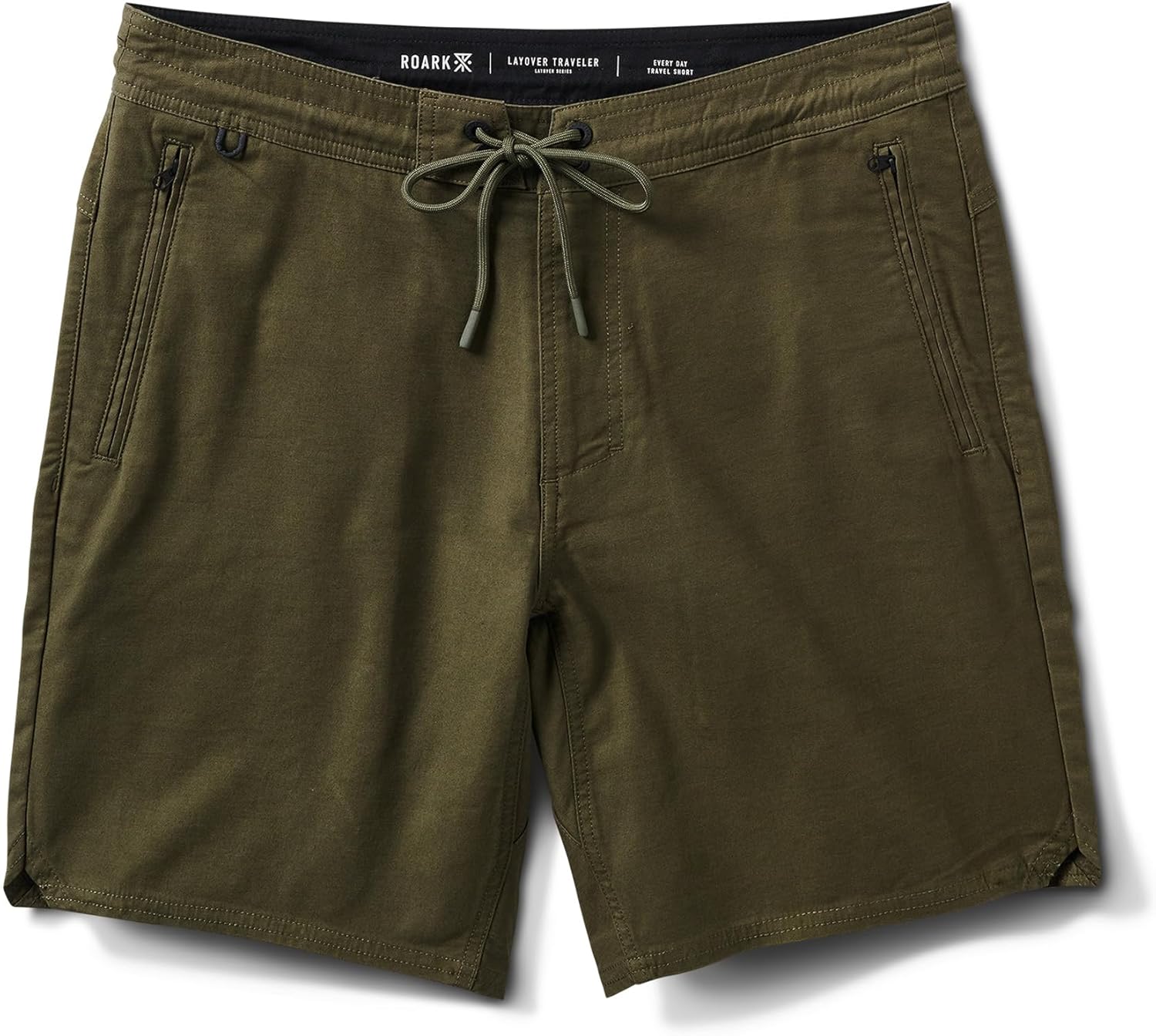 Roark Layover Traveler Walking Shorts – Lightweight Casual Hiking Shorts for Men, with Stretch Fabric, and Waist Drawstring