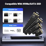 UGREEN Boîtier M2 SSD NVMe SATA 20 Gbps USB 3.2 Gen 2 - 3