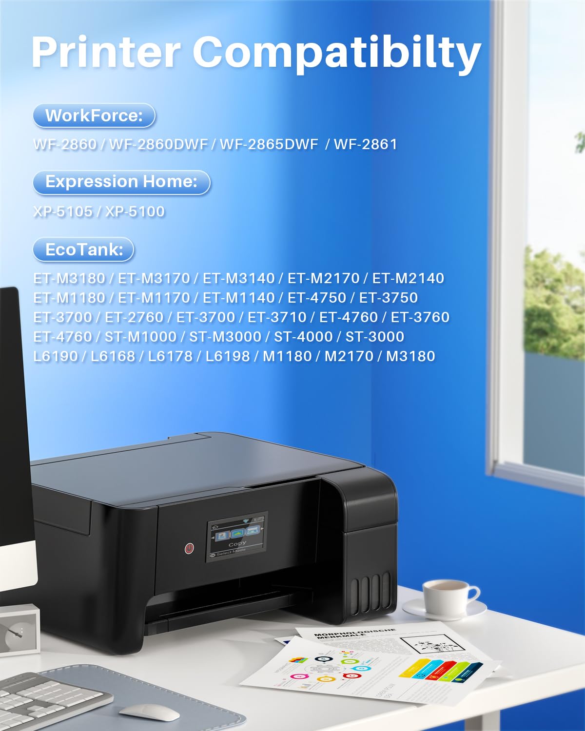 Skydo T04D1 Scatola di Manutenzione, Compatibile con Epson C13T04D100 T04D100 Eccellente Capacità di Assorbimento Dell'acqua, con ET-15000 ET-4750 ET-3750 ET-4850 ET-3850 ET-3700 ET-4856 ET-5150