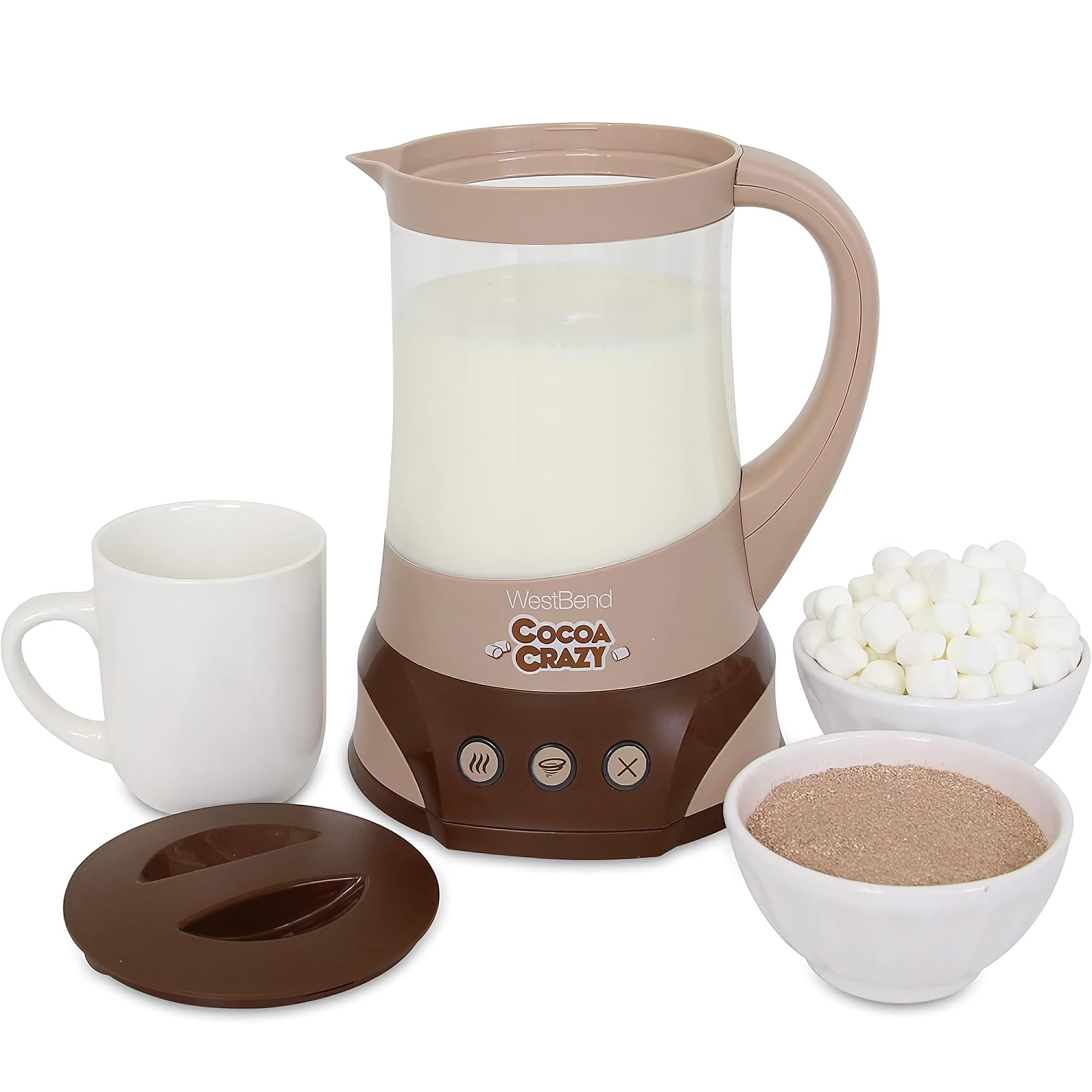 Cocoa Crazy Hot Drink Maker, 32 Oz. Beverage Machine for Cocoa