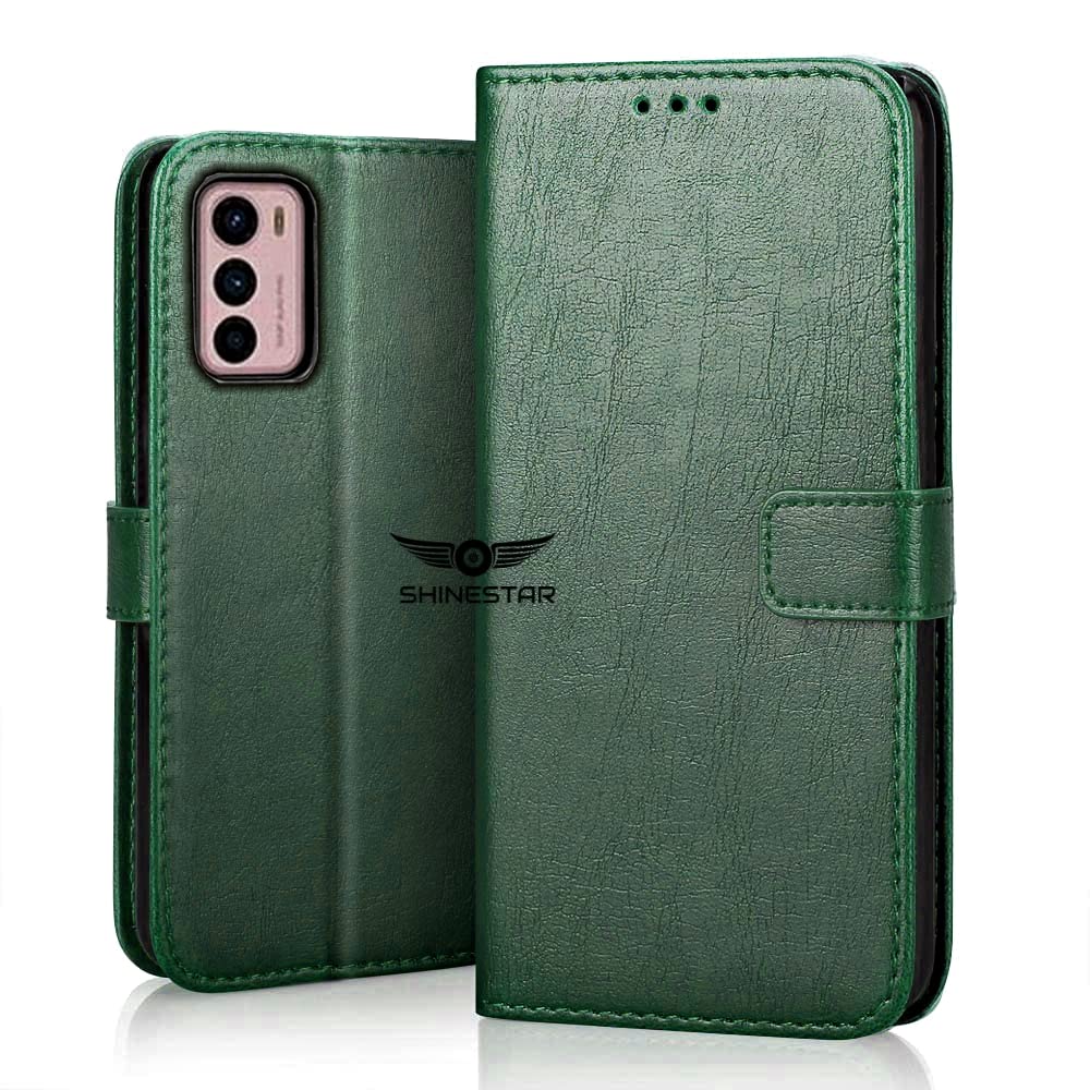 SHINESTAR Moto G42 Flip Cover - PU Leather Wallet Case -1