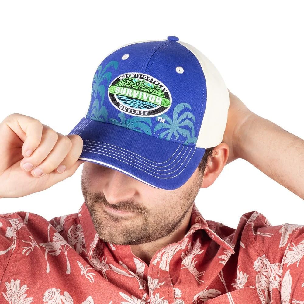 CBS Survivor Outwit, Outplay, Outlast Baseball Cap – Offizielle Mütze von Jeff Probst Bekannt aus dem Film