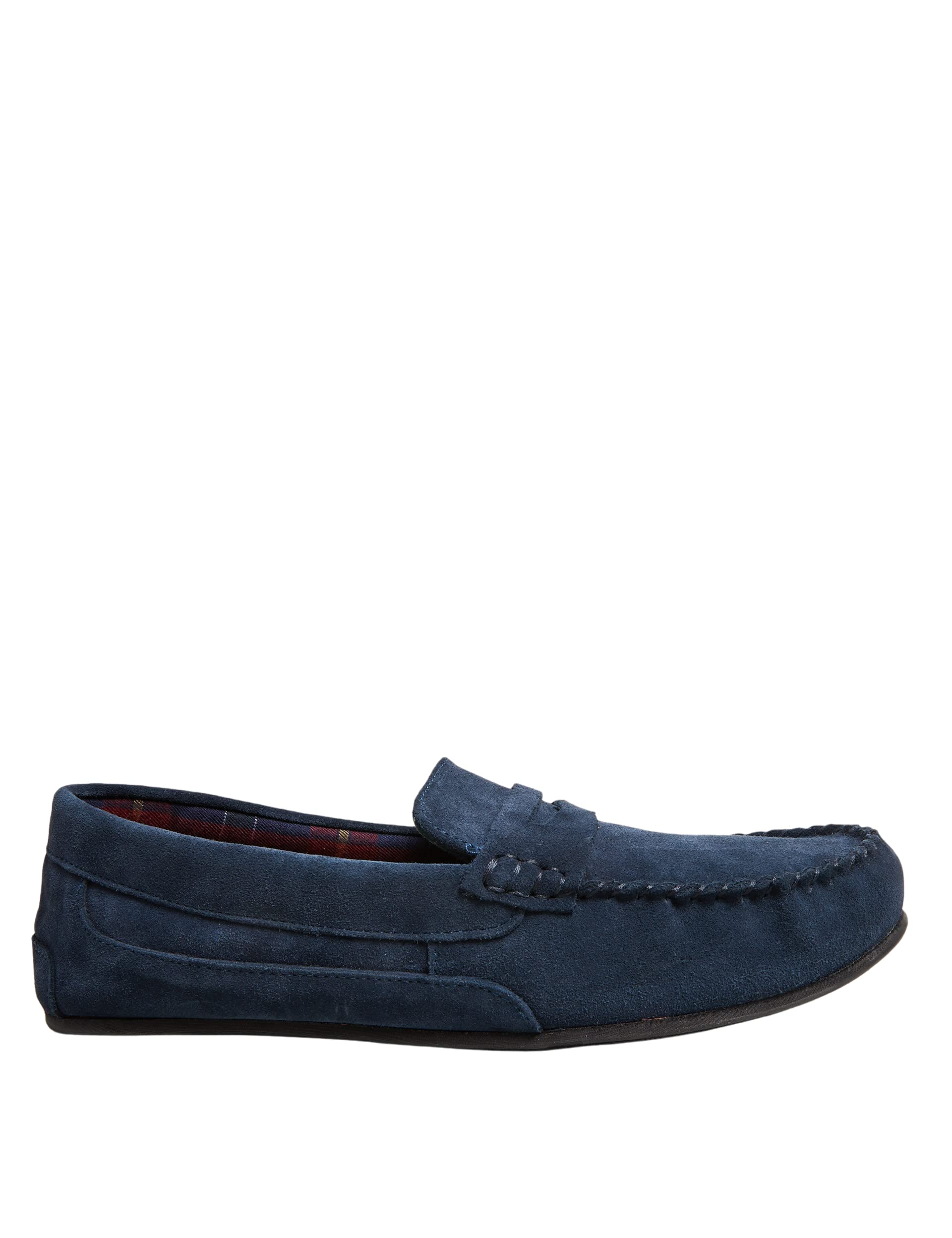 Marks & Spencer Zapatillas de Casa de Ante Freshfeet™ para Hombre, Ajuste Normal
