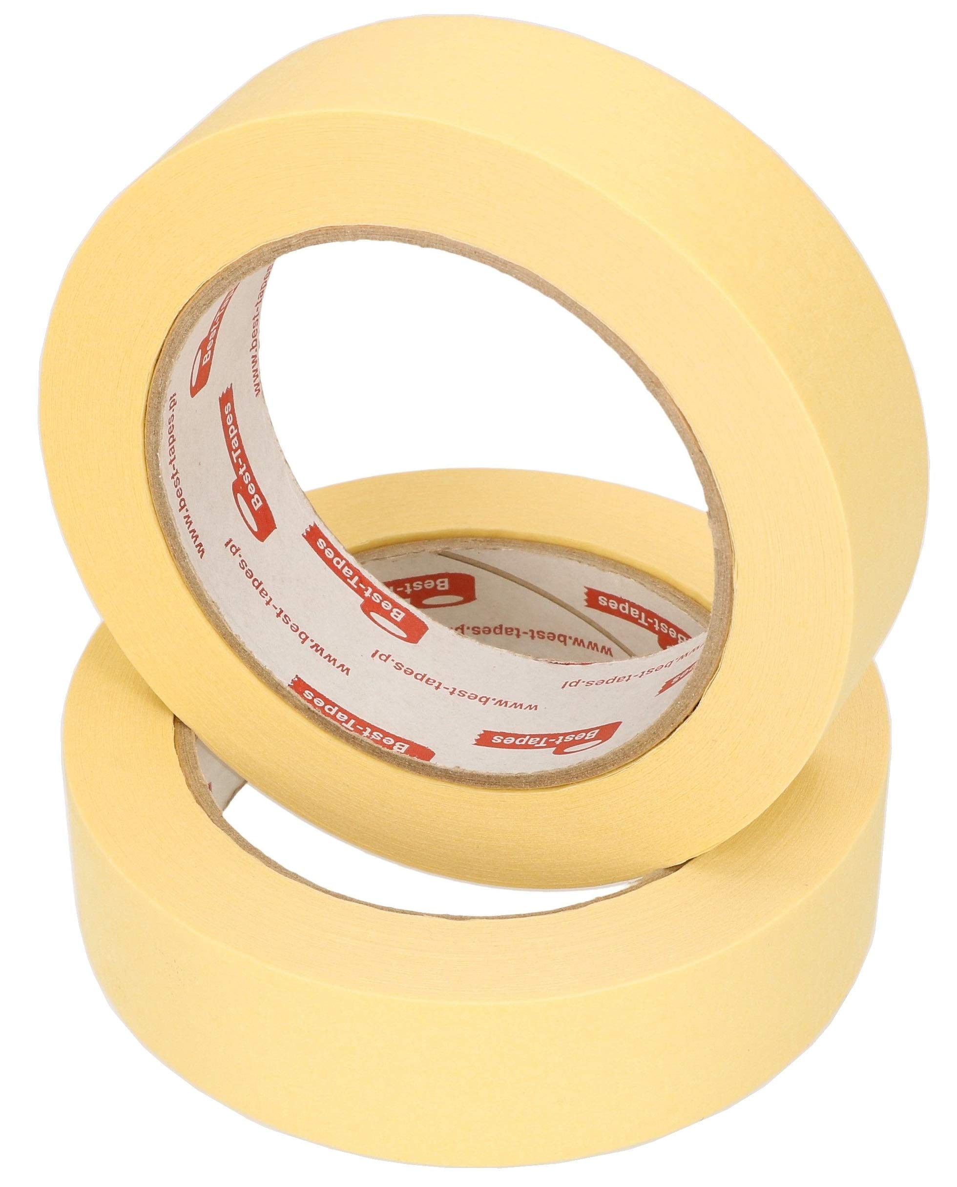 KOTARBAU® Set di 20 nastri crespi x mm x 50 m, autoadesivi, gialli, per lavori di pittura, 30 mm x 50 m