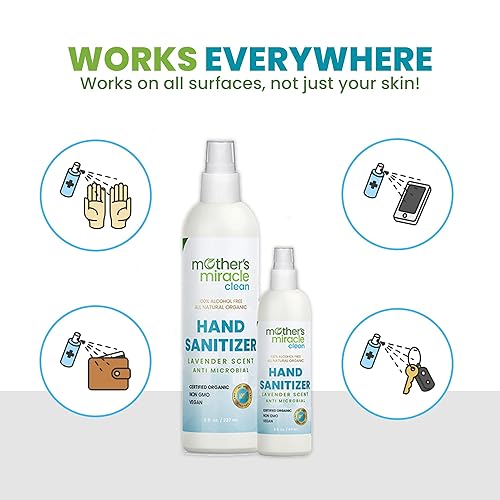 Miniatura 5 de Mother's Miracle Clean Desinfectante de manos 100% natural