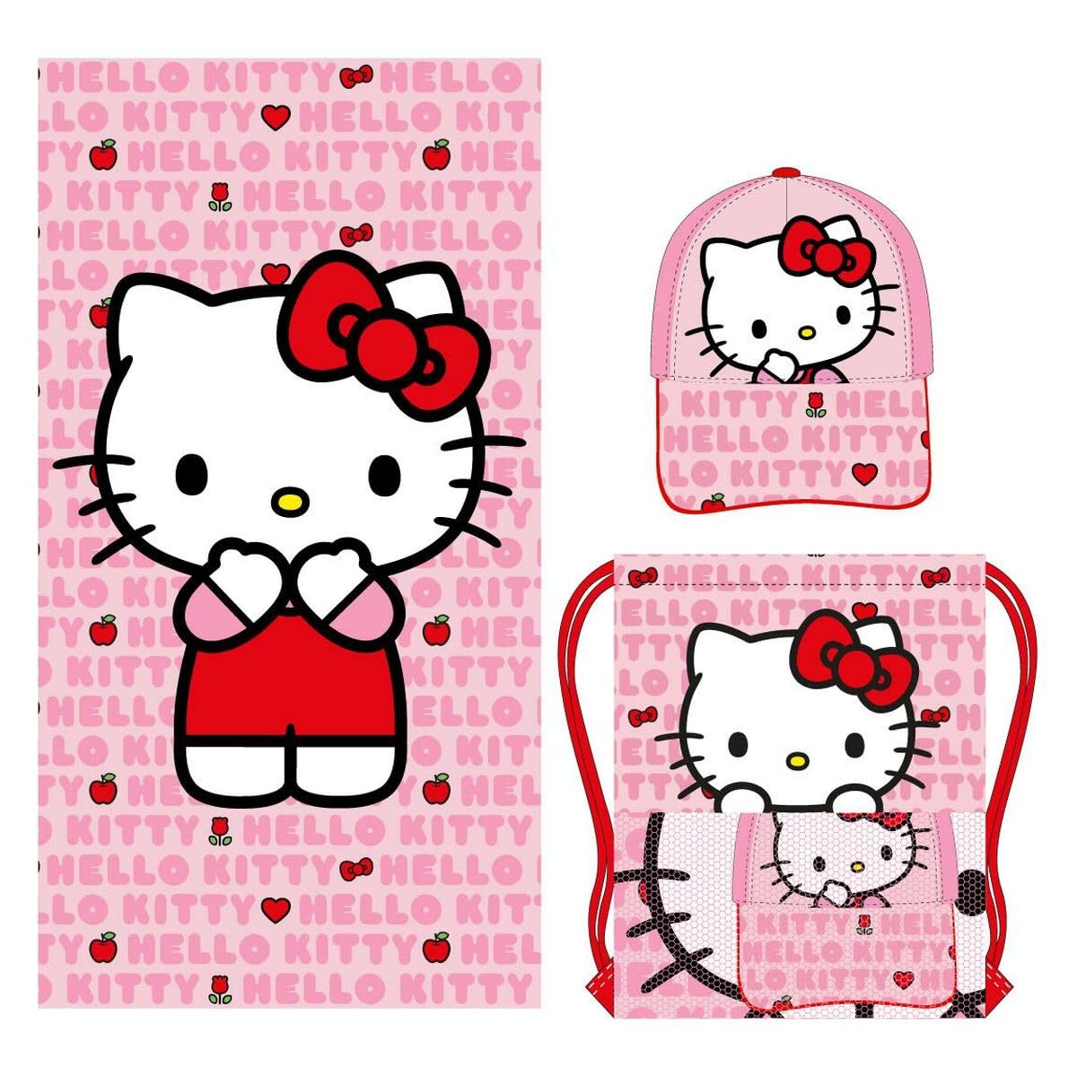 Hello Kitty Pink bath towel - Brand EAN: 8445484470802