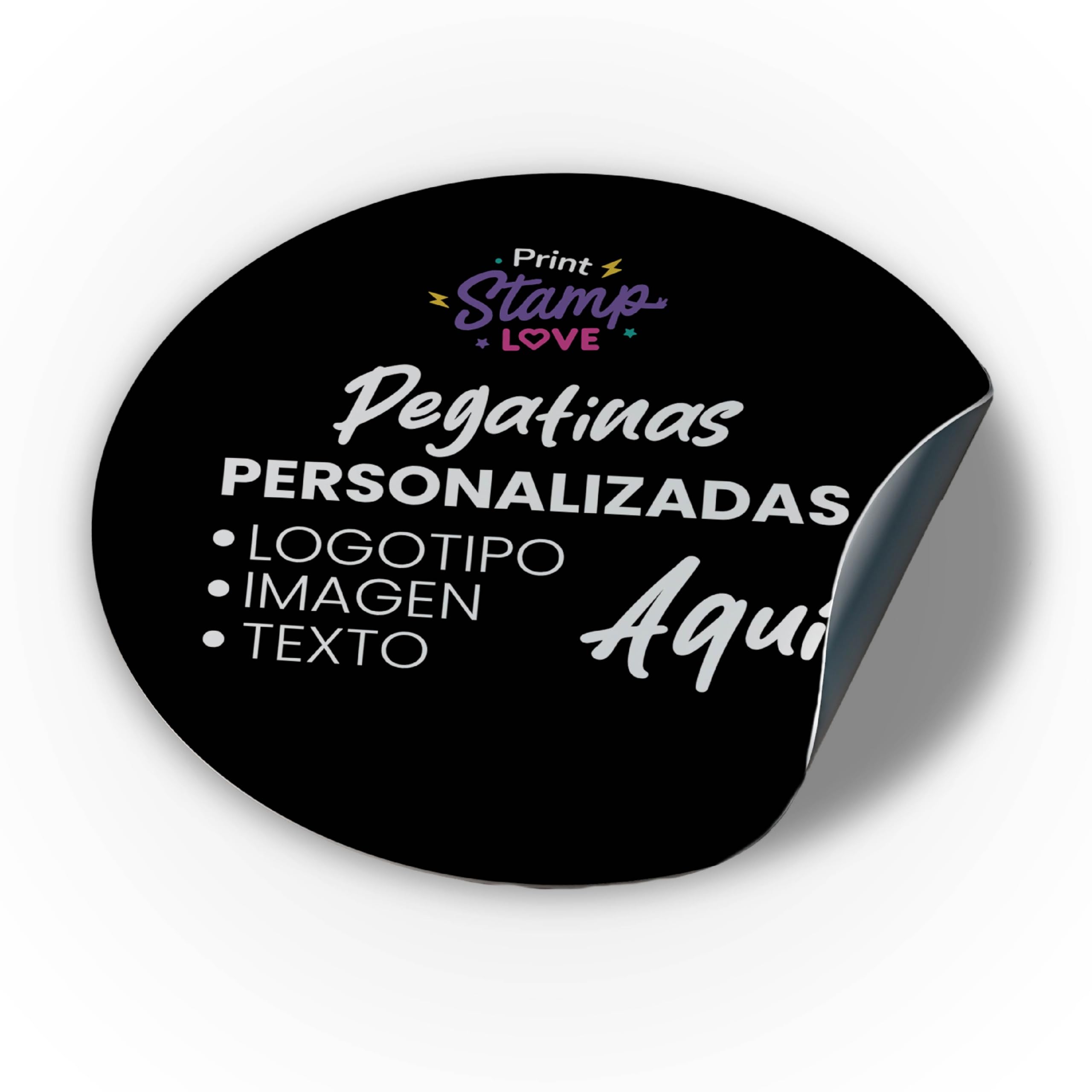 Pegatinas Personalizadas Redondas – Personalizar Etiquetas Adhesivas en ...