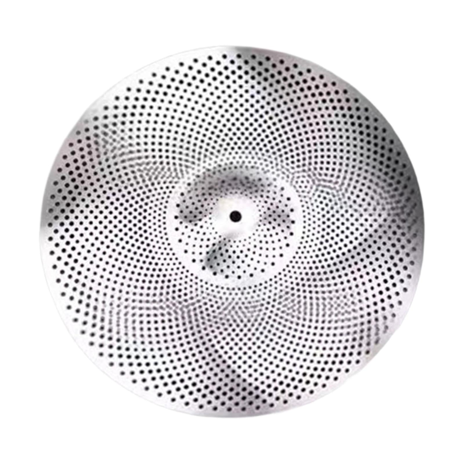 Plato Silenciador Platillo Platillo Batería Accesorio Práctica Excelente para Práctica Diaria Adecuado para Apartamento Dormitorio Sala de Música, 20 pulgadas