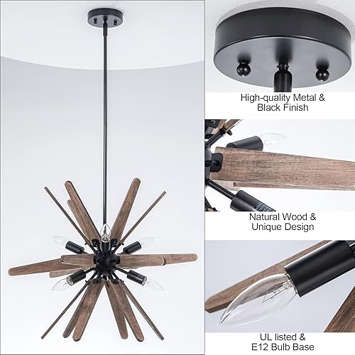 Miniatura 9 de Candelabros Sputnik y luz semi empotrada