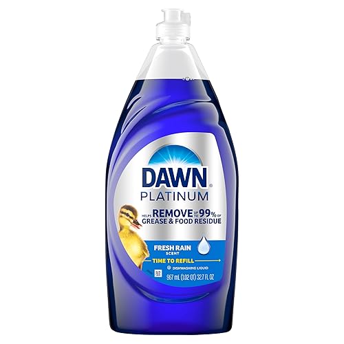 Dawn Platinum Dishwashing Liquid, Fresh Rain Scent, 32.7 fl oz
