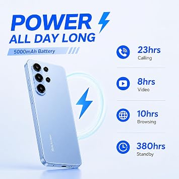 Blackview WAVE 10C Mobile Phones,Android 16 Phone,6.88 HD+ Unlocked Smartphone 16GB+32GB(1TB TF),32MP+13MP, 5000mAh,Dual SIM/Fingerprint/Face ID/GPS/OTG, 3 Years,Orange